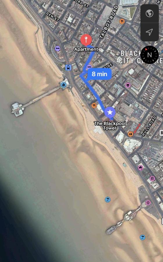 Peaky Blinders Apartment 5 Min Walk To Blackpool Tower Sleeps Up To 14 المظهر الخارجي الصورة